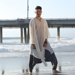 White Sage |  Knit Shawl | Him