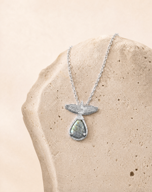 SunDancer Labradorite Pendant — Silver