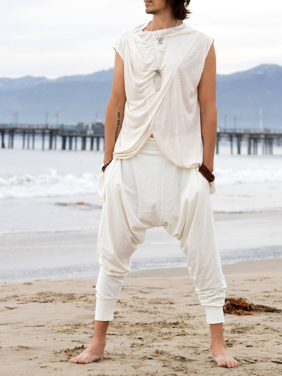 White | Wander Pant | Him