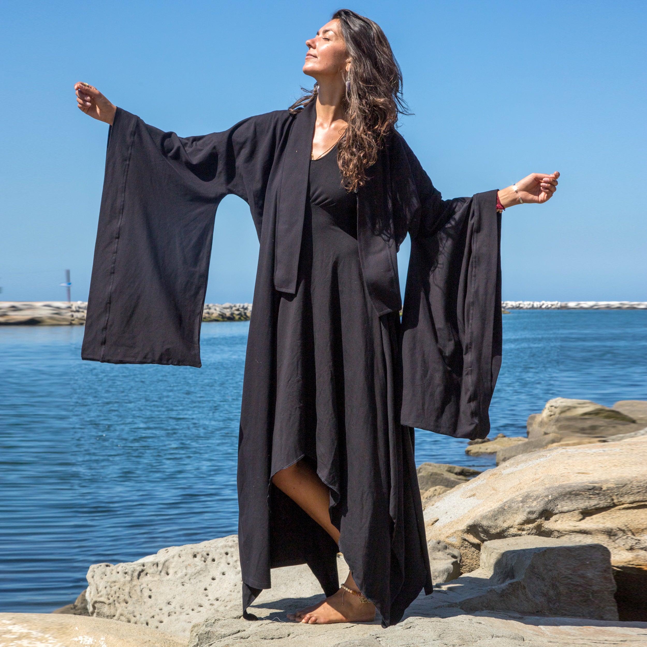 Air Nomad | Traditional Kimono in White | Her
