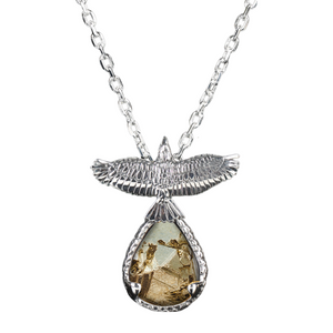 Silver / Pyrite / Polished
