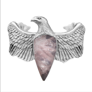 Silver / Rose Quartz