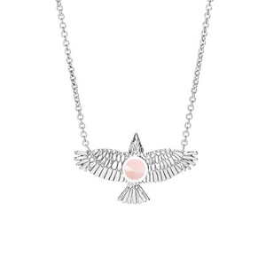 Silver / Rose Quartz
