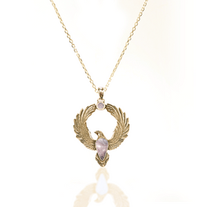 Rose Quartz / Gold / Small