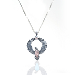 Rose Quartz / Silver / Small