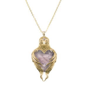 Rose Quartz / Gold / Small