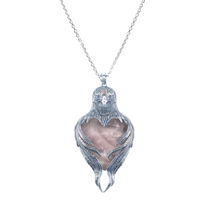 Rose Quartz / Silver / Small