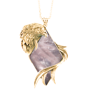 Gold / Rose Quartz / Small