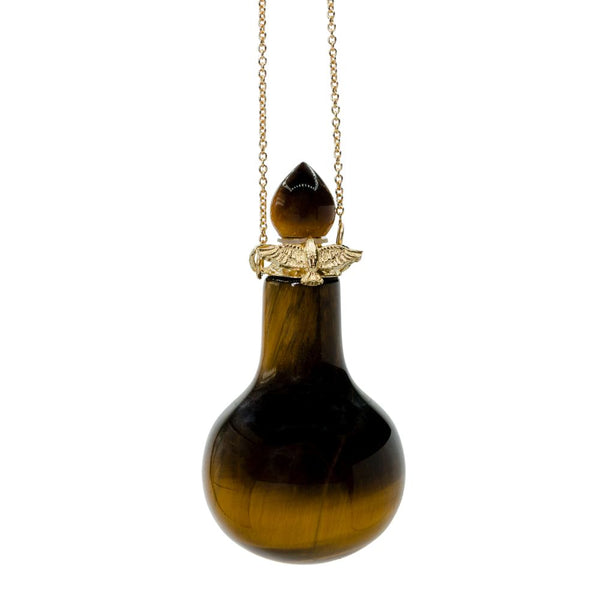 14K Gold DreamWeaver Potion in a Bottle Necklace