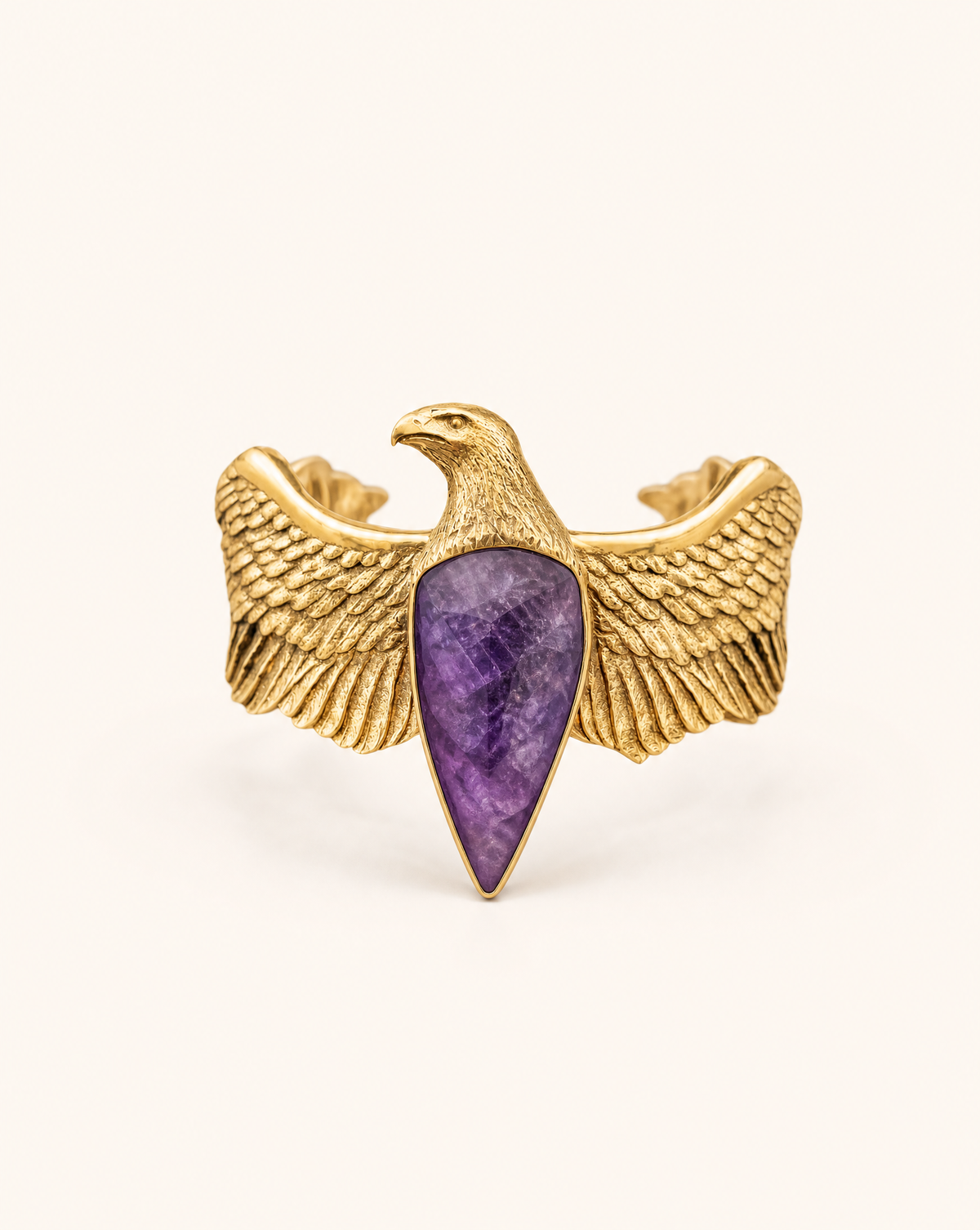 CoCreator Amethyst Cuff — Gold