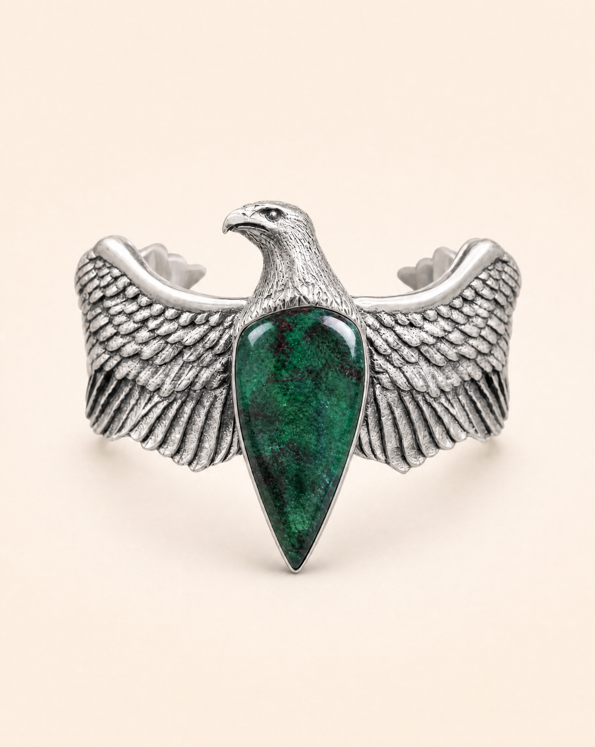 CoCreator Chrysocolla Cuff — Silver-1