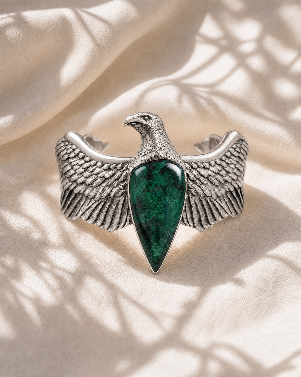 CoCreator Chrysocolla Cuff — Silver-3