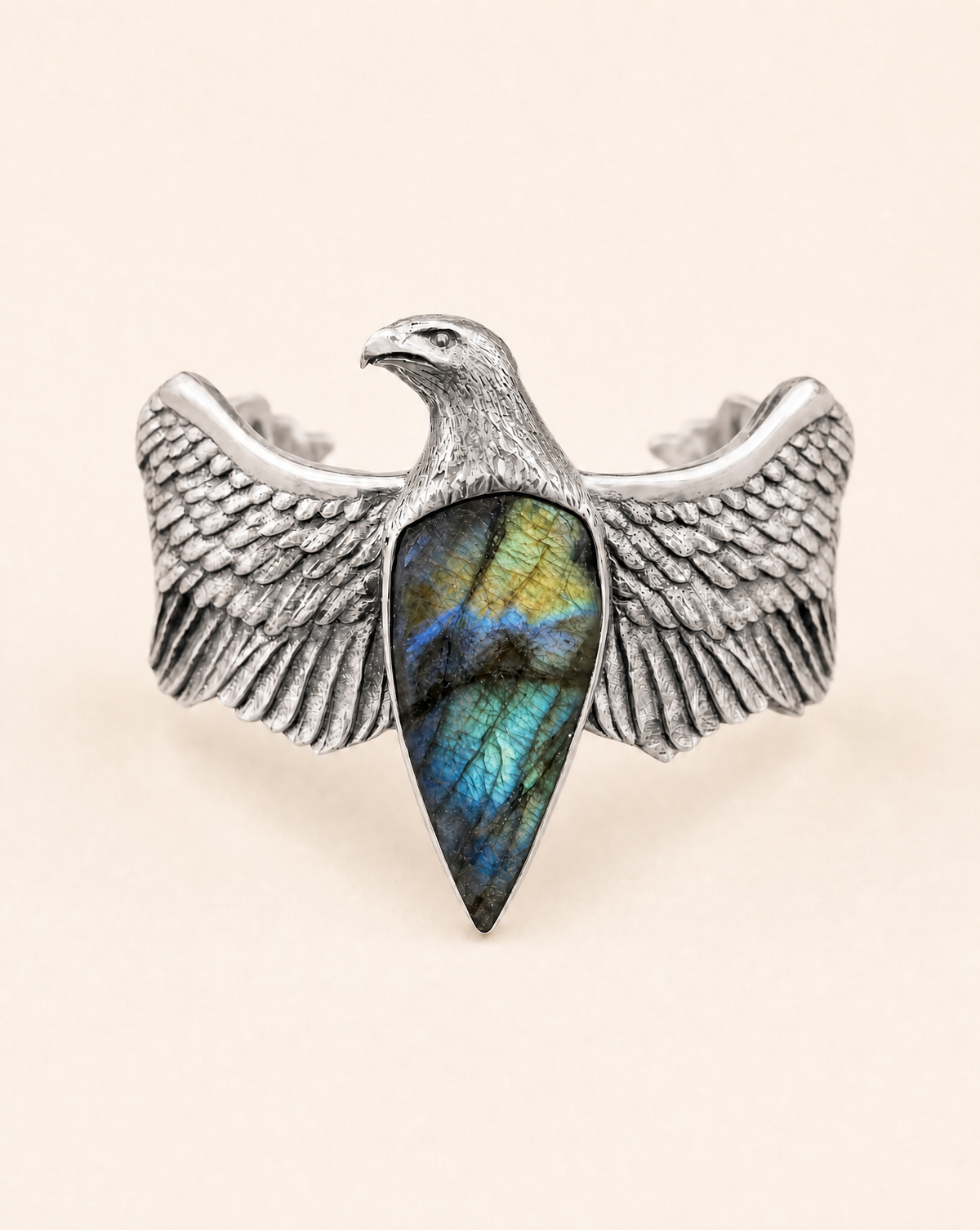 CoCreator Labradorite Cuff — Silver