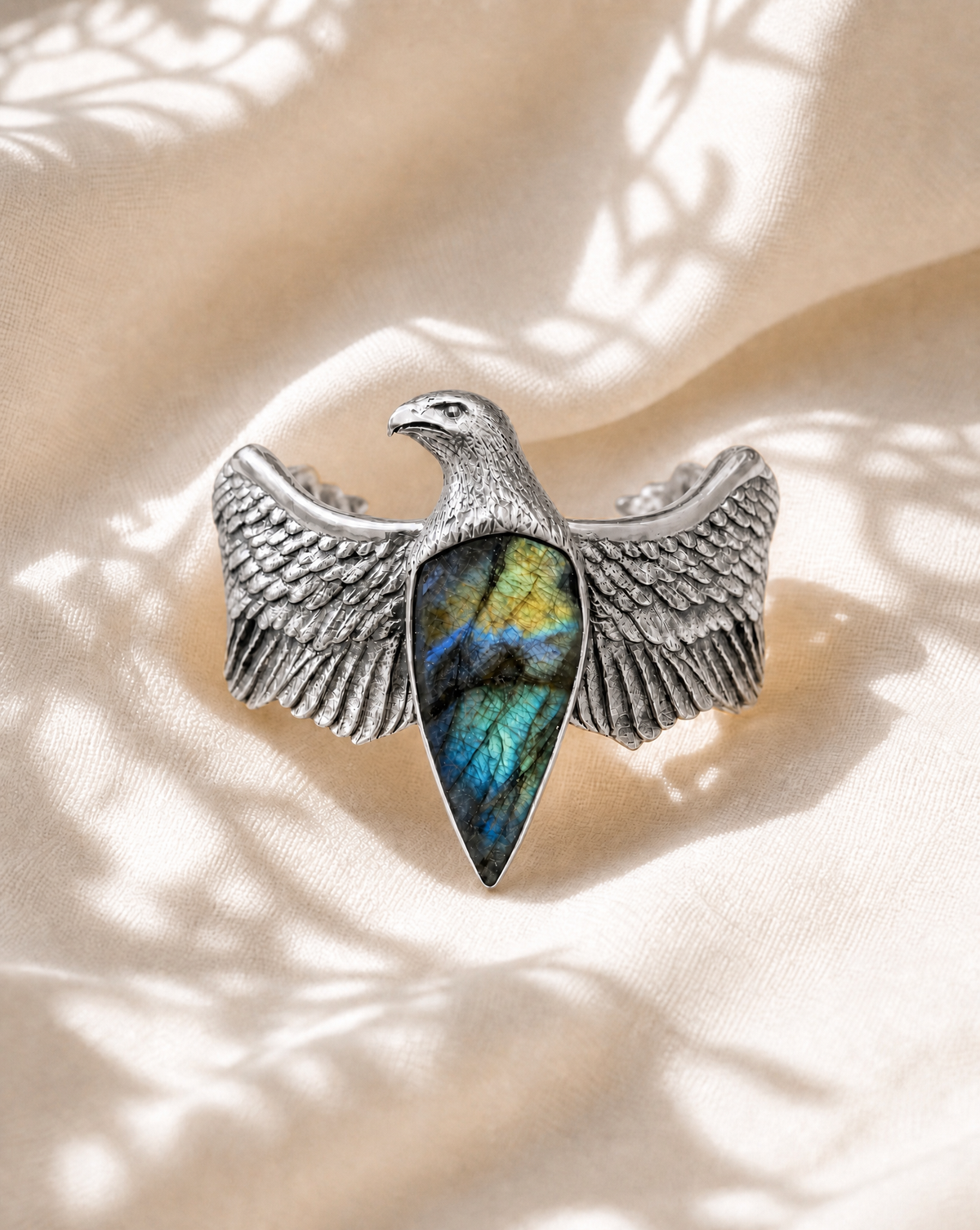 CoCreator Labradorite Cuff — Silver-3