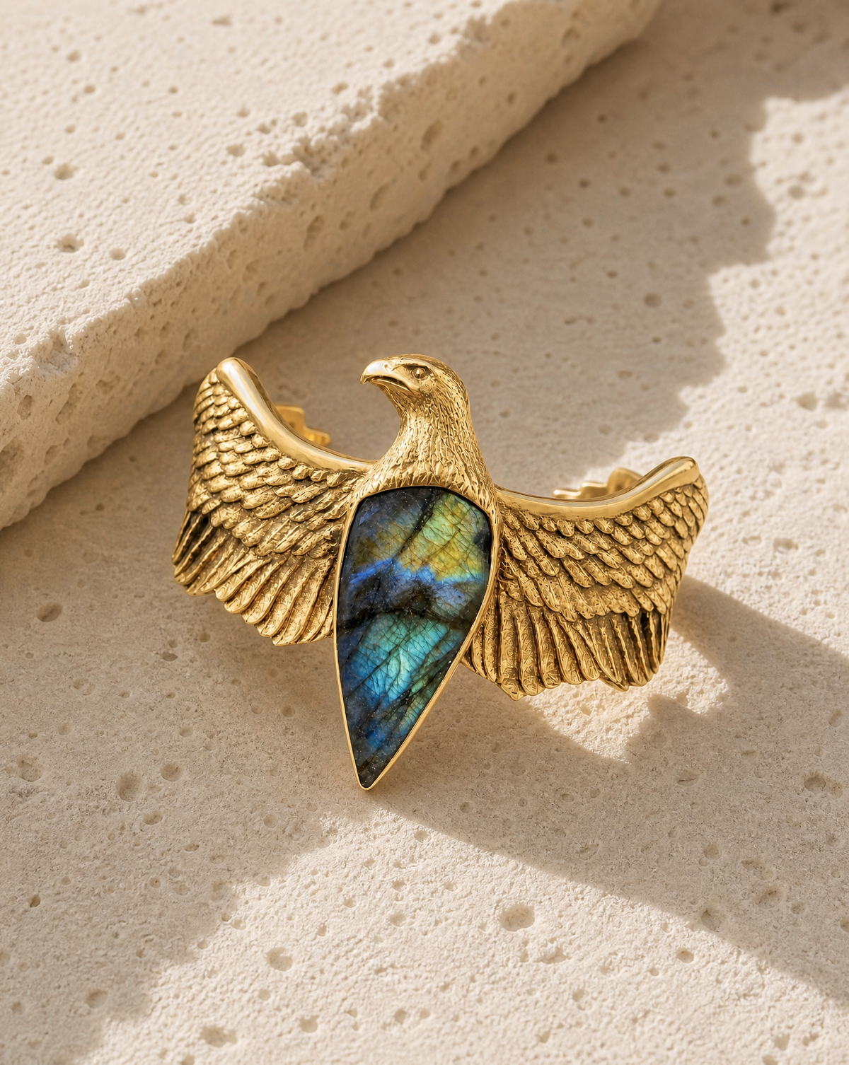 CoCreator Labradorite Cuff — Gold