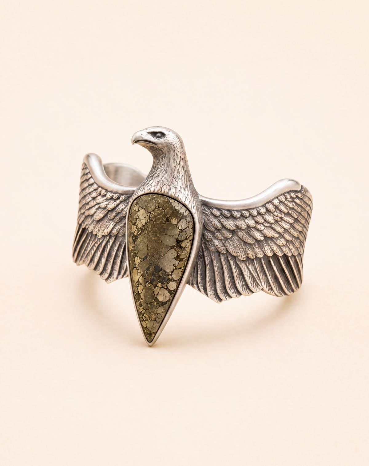 CoCreator Pyrite Cuff — Silver