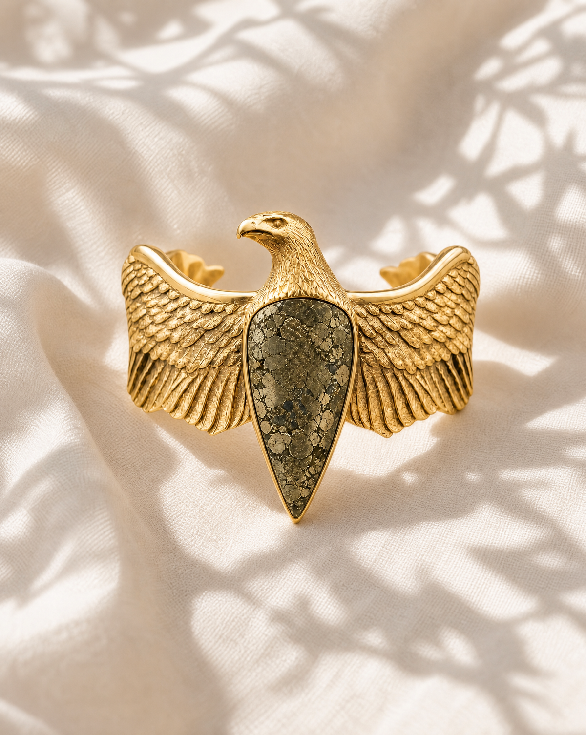CoCreator Pyrite Cuff — Gold