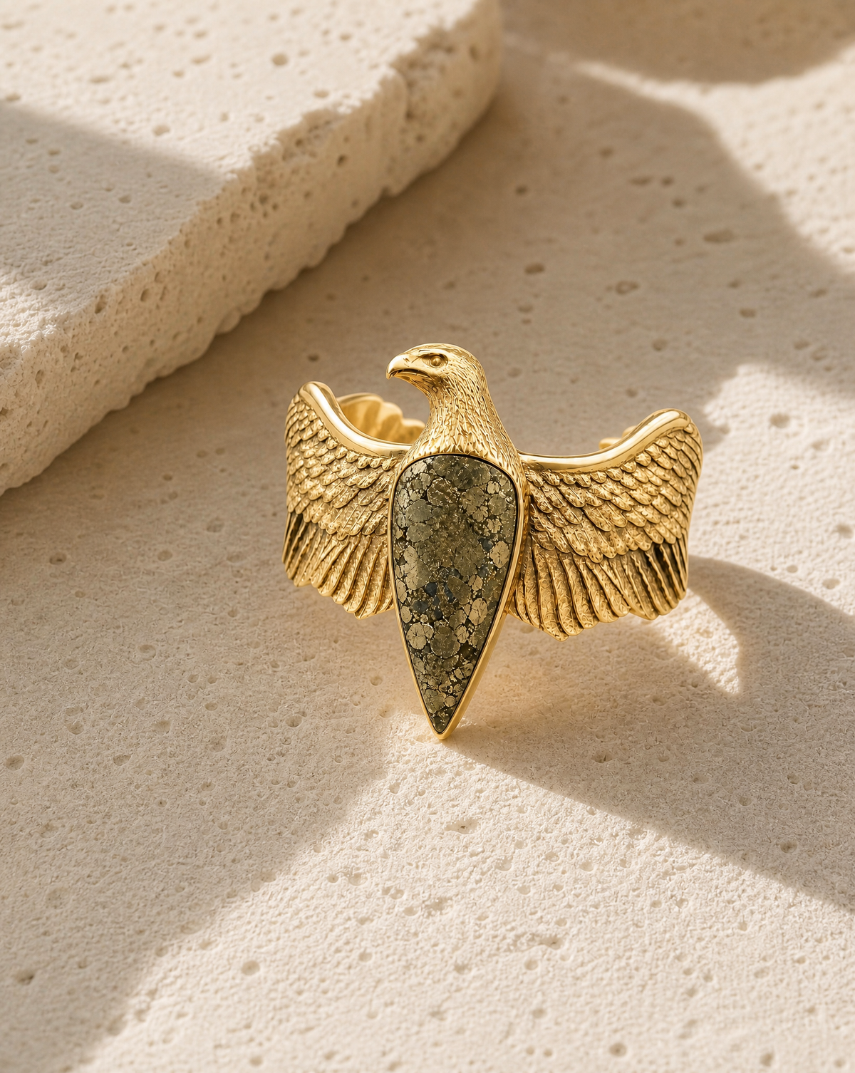 CoCreator Pyrite Cuff — Gold