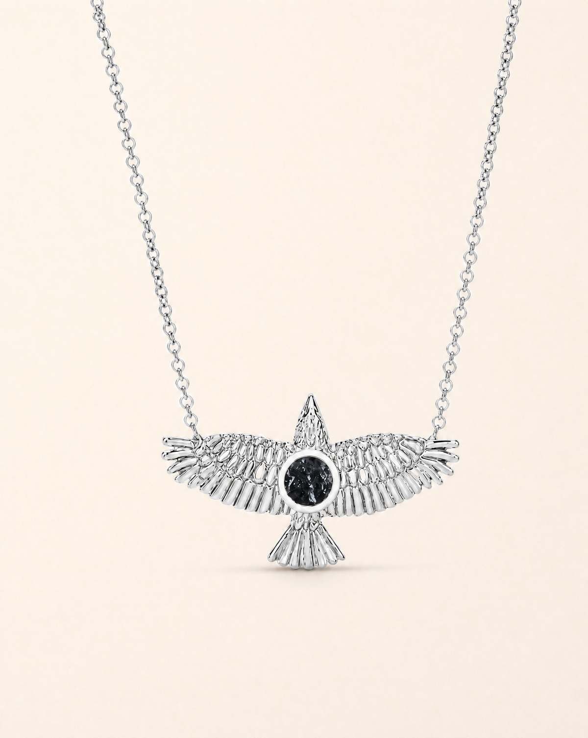 The DreamWeaver Black Tourmaline Pendant — Silver
