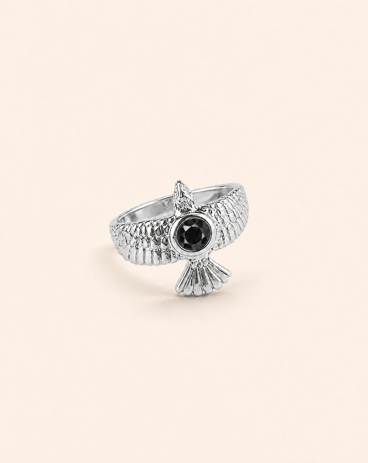 DreamWeaver Black Tourmaline Ring, Silver-2