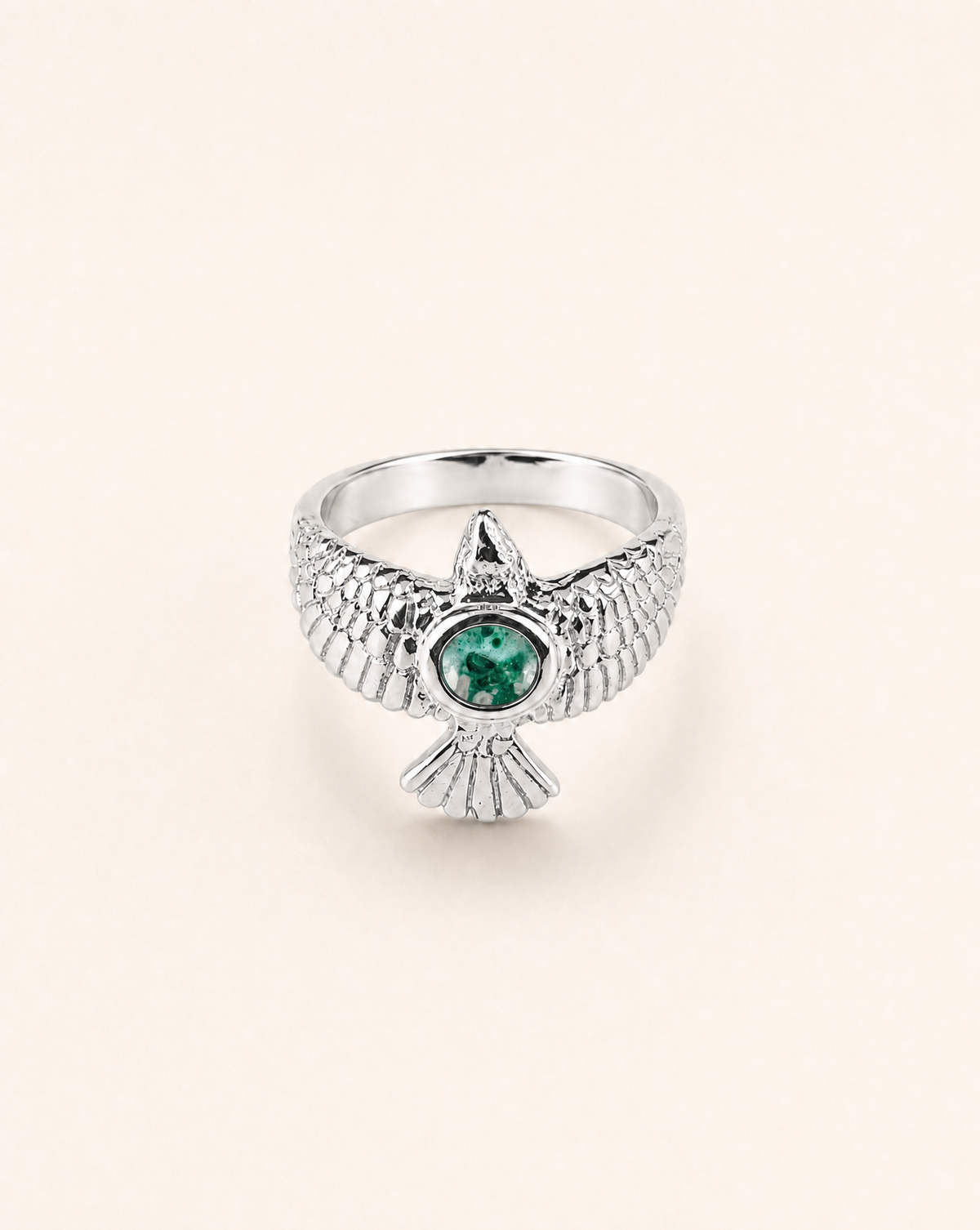 DreamWeaver Chrysocolla Ring, Silver