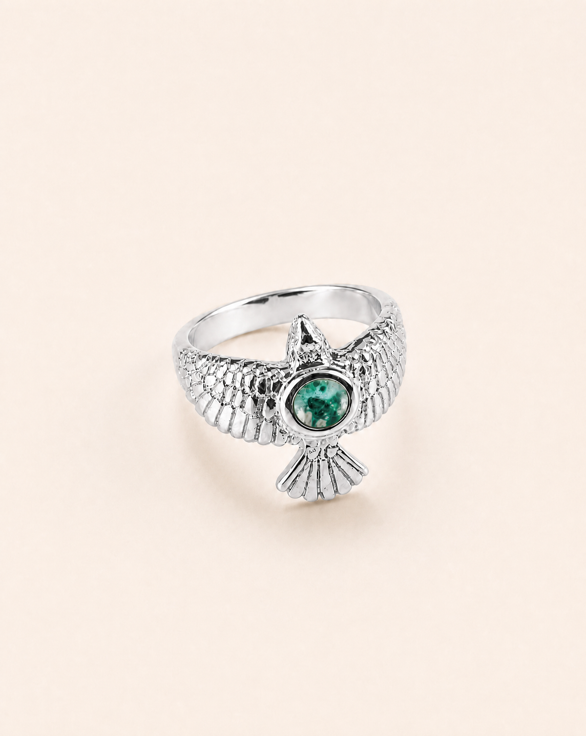 DreamWeaver Chrysocolla Ring, Silver