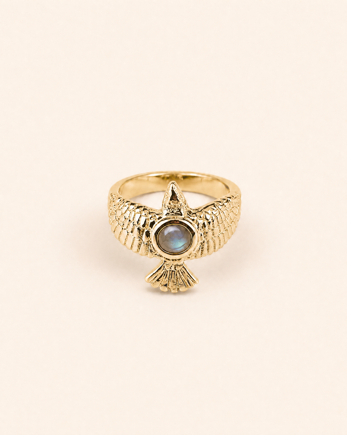 DreamWeaver Labradorite Ring, Gold