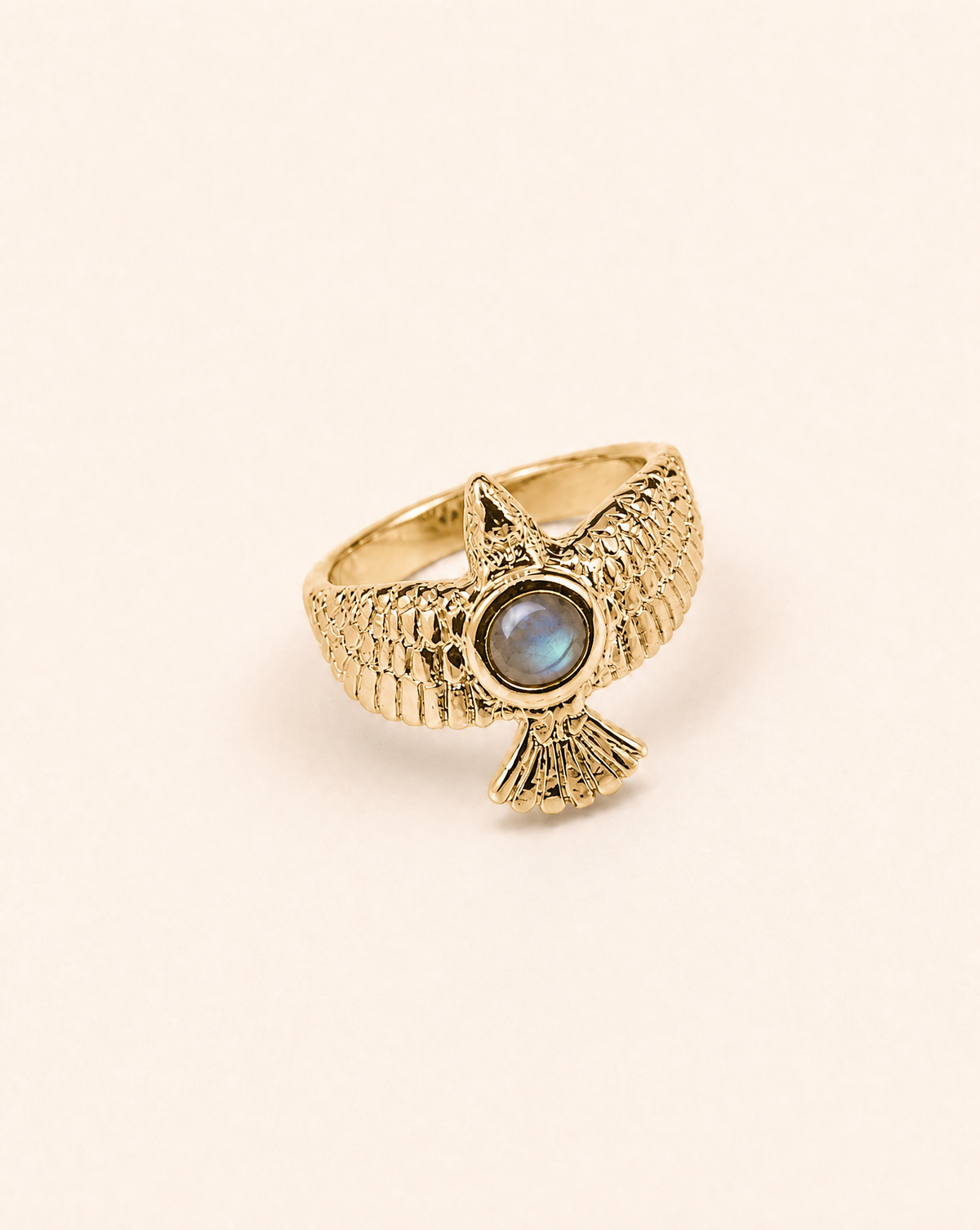 DreamWeaver Labradorite Ring, Gold