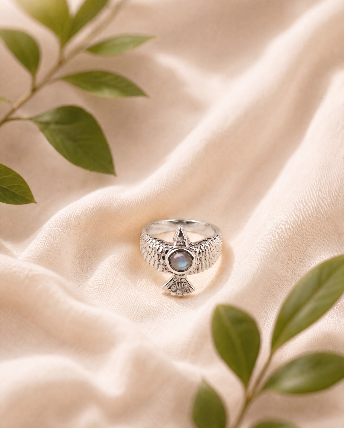 DreamWeaver Labradorite Ring — Silver-3