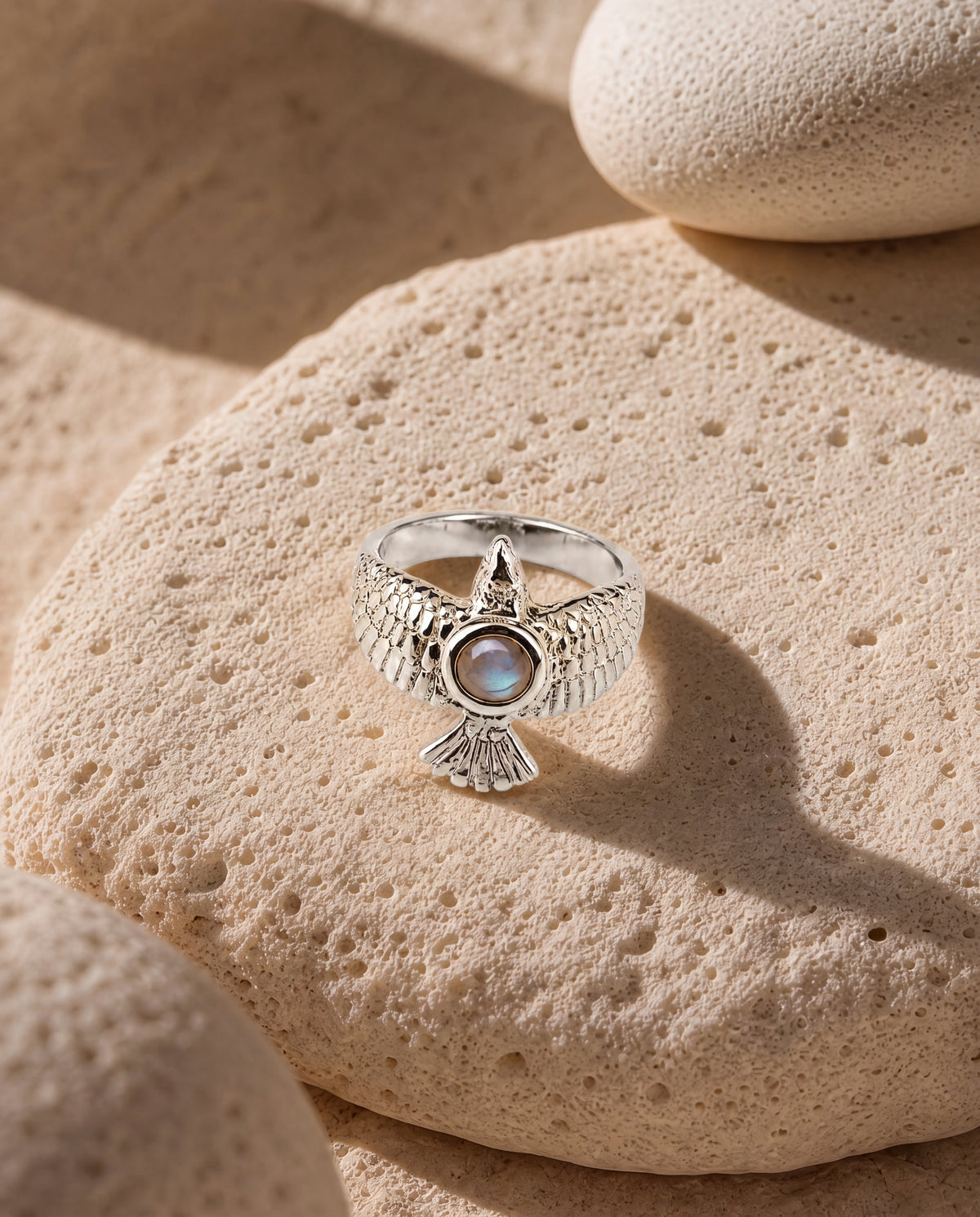 DreamWeaver Labradorite Ring — Silver-4