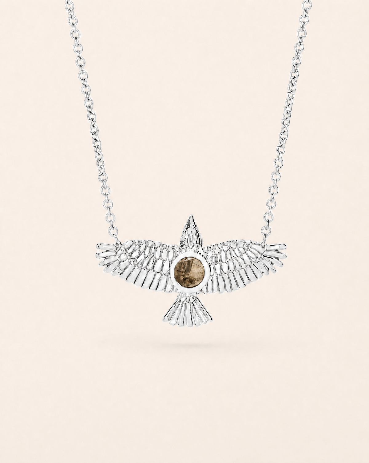 The DreamWeaver Pyrite Pendant — Silver