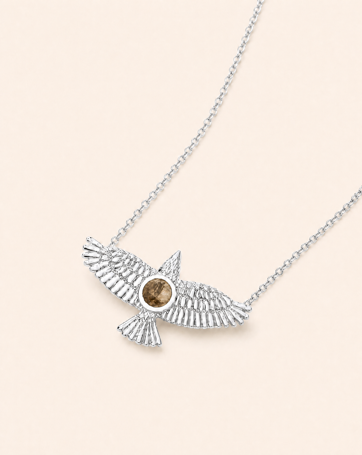 The DreamWeaver Pyrite Pendant — Silver-2