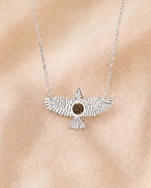 The DreamWeaver Pyrite Pendant — Silver