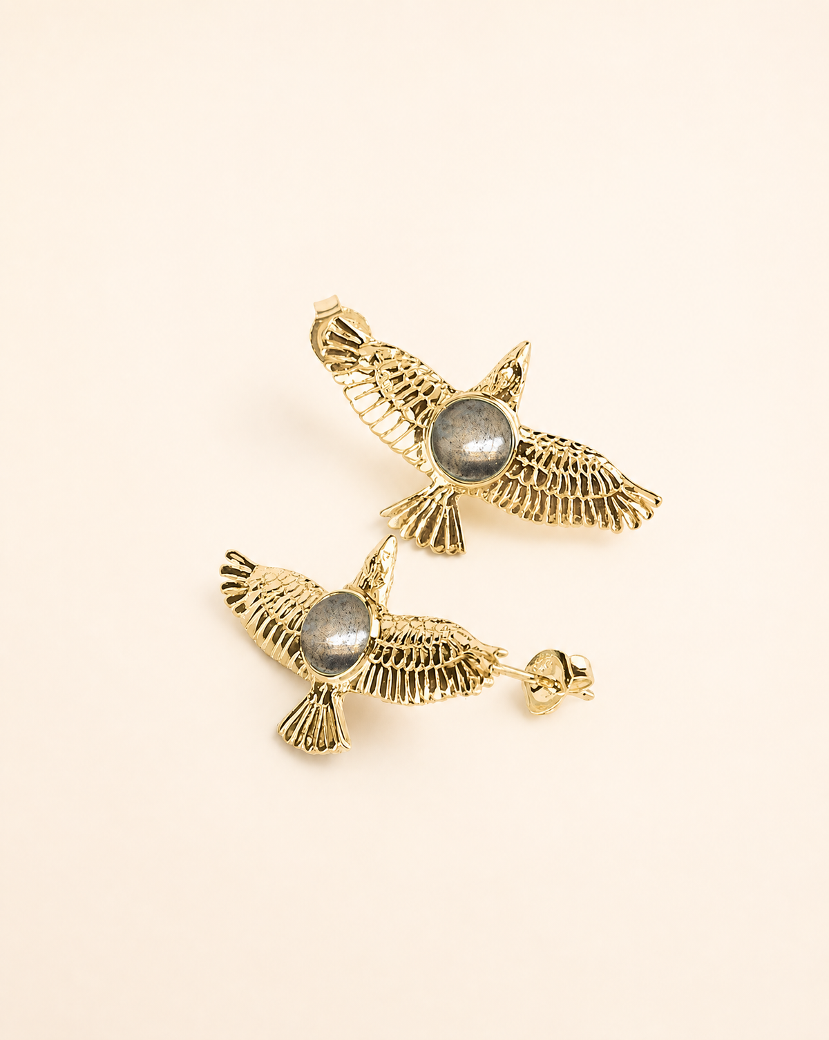 DreamWeaver Pyrite Stud Earings — Gold