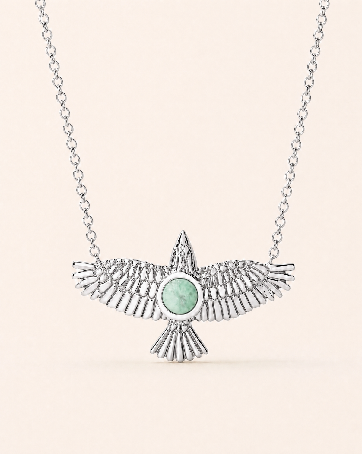 The DreamWeaver Turquoise Pendant — Silver