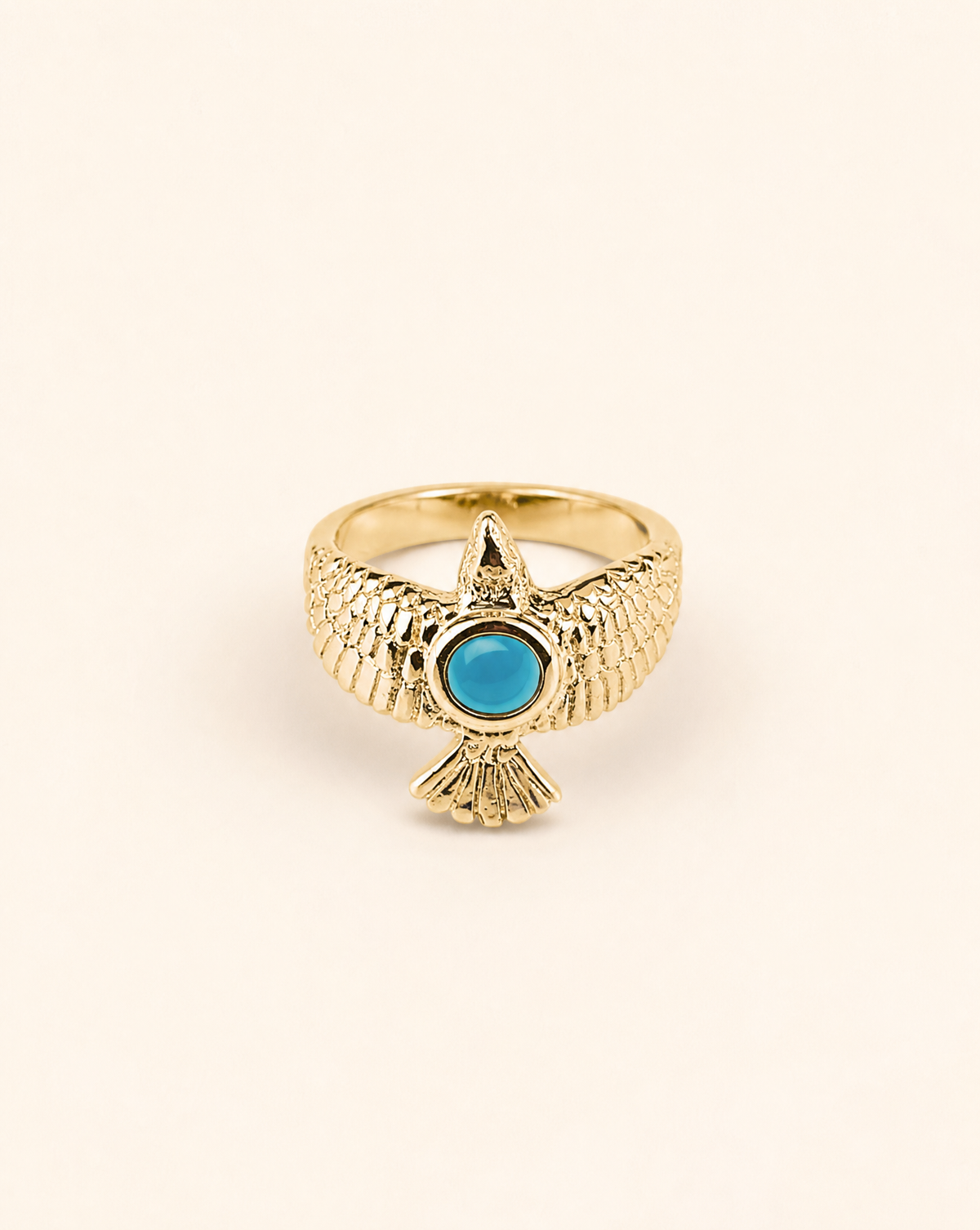DreamWeaver Turquoise Ring, Gold-1