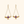 DreamWeaver Amethyst Earrings — Gold