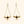 DreamWeaver Black Tourmaline Earrings — Gold