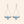 DreamWeaver Blue Opal Earrings — Silver