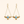 DreamWeaver Blue Opal Earrings — Gold