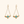 DreamWeaver Turquoise Earrings — Gold