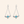 DreamWeaver Turquoise Earrings — Silver