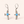 DreamWeaver Blue Opal Drop Earrings — Silver