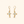 DreamWeaver Clear Quartz Drop Earrings — Gold