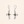 DreamWeaver Pyrite Drop Earrings — Silver