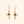 DreamWeaver Pyrite Drop Earrings — Gold