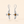 DreamWeaver Tiger's Eye Drop Earrings — Silver
