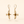 DreamWeaver Tiger's Eye Drop Earrings — Gold