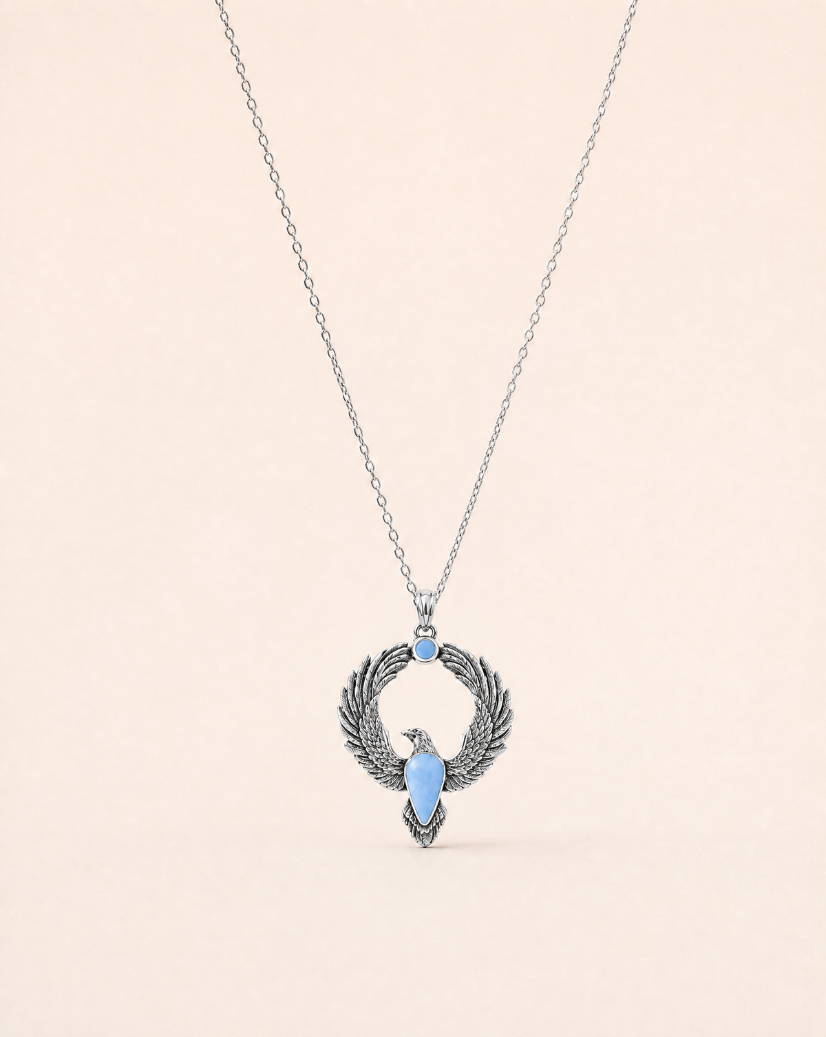 Embodiment Opalite Pendant — Silver