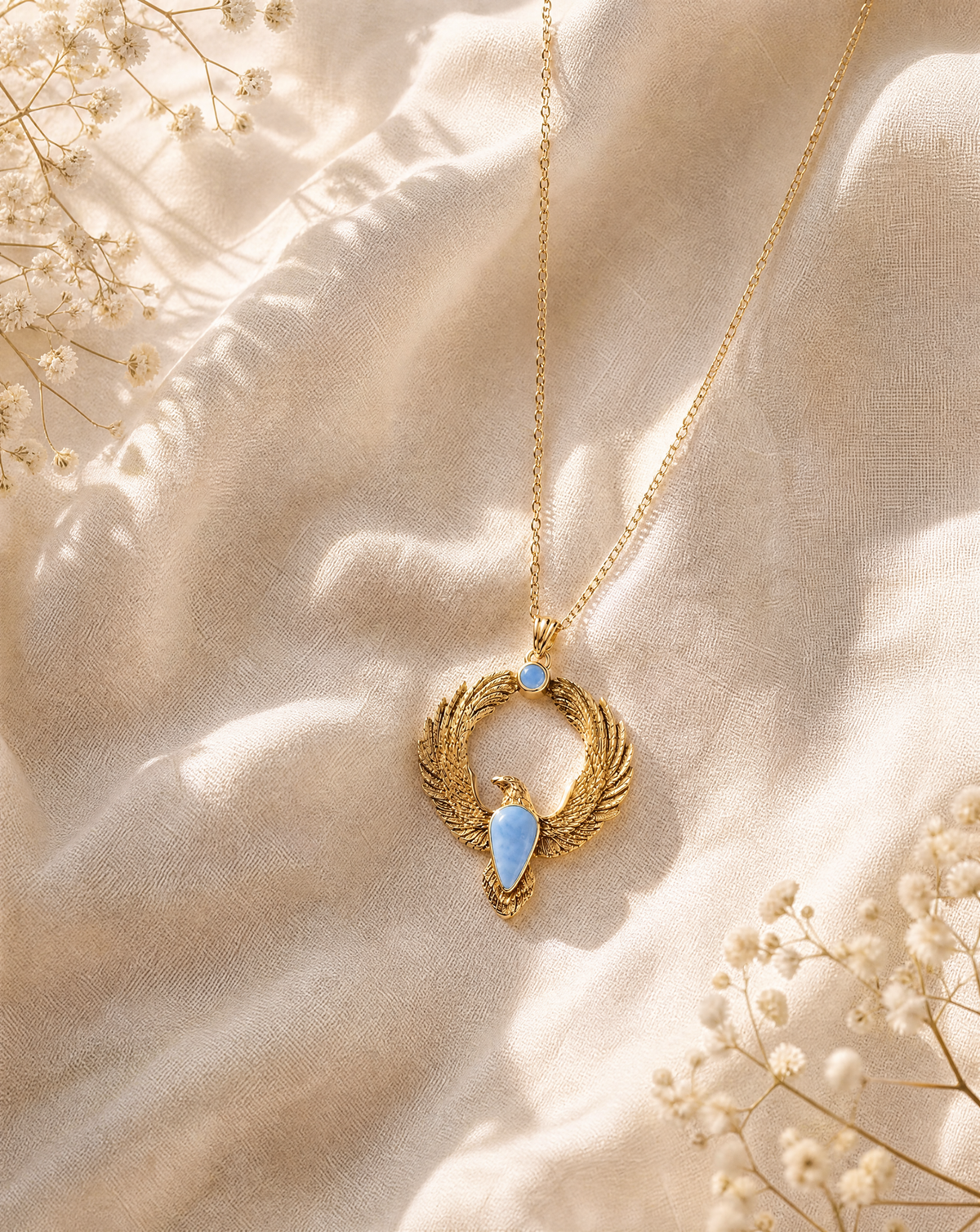 Embodiment Opalite Pendant — Gold-3